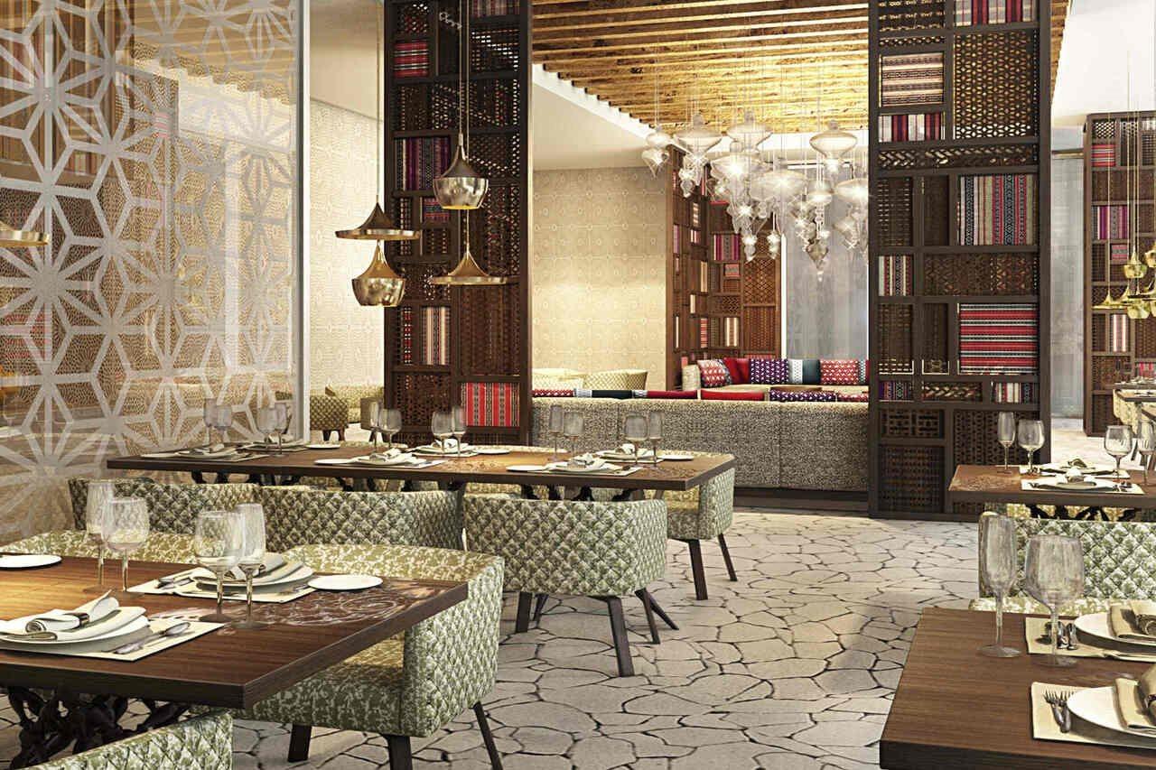 Grand Mercure Dubai City Exterior foto The interior of the restaurant