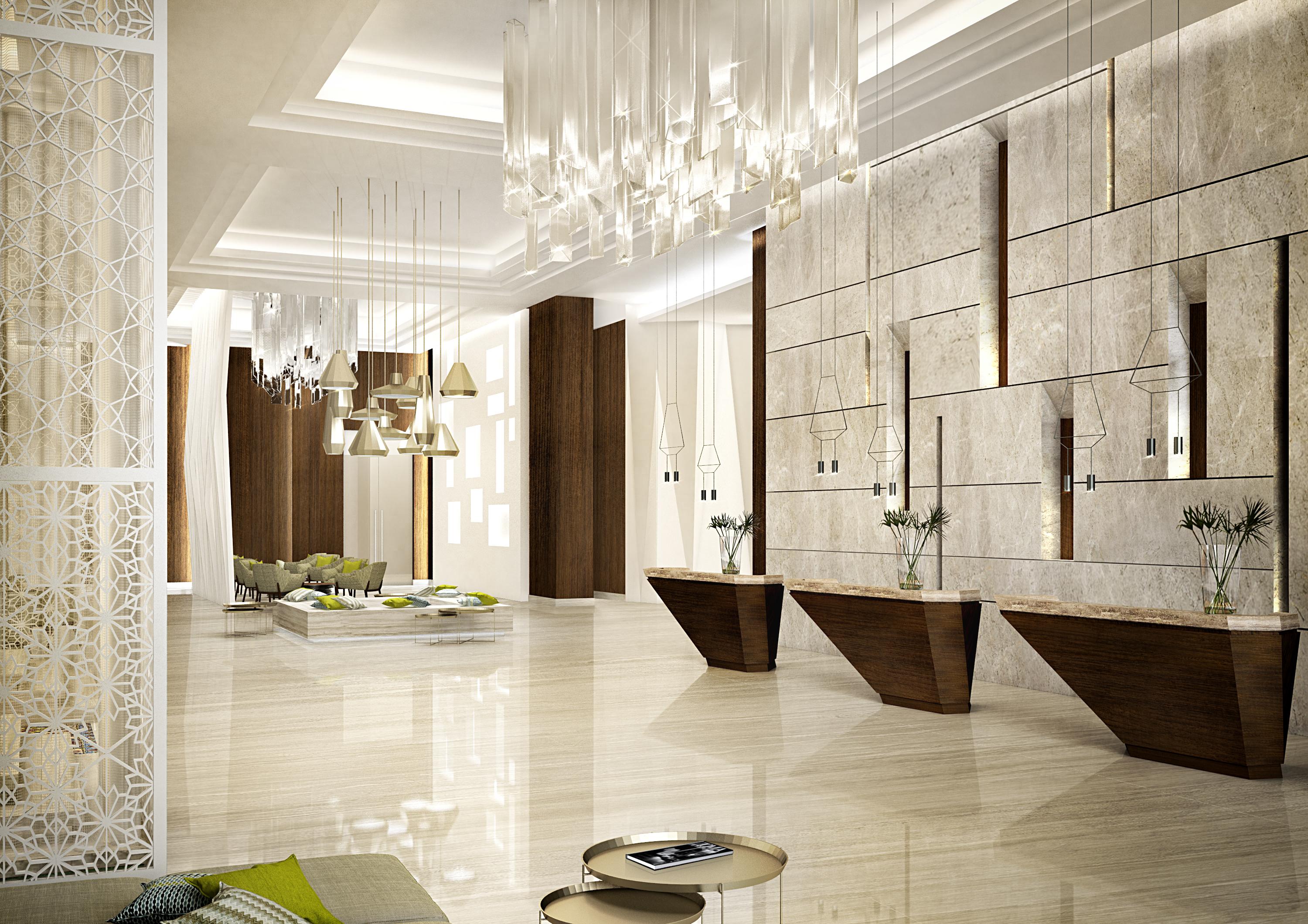 Grand Mercure Dubai City Exterior foto The lobby of the hotel